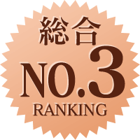 総合ランキングNO.3